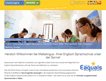 Tablet Screenshot of maltalingua.de